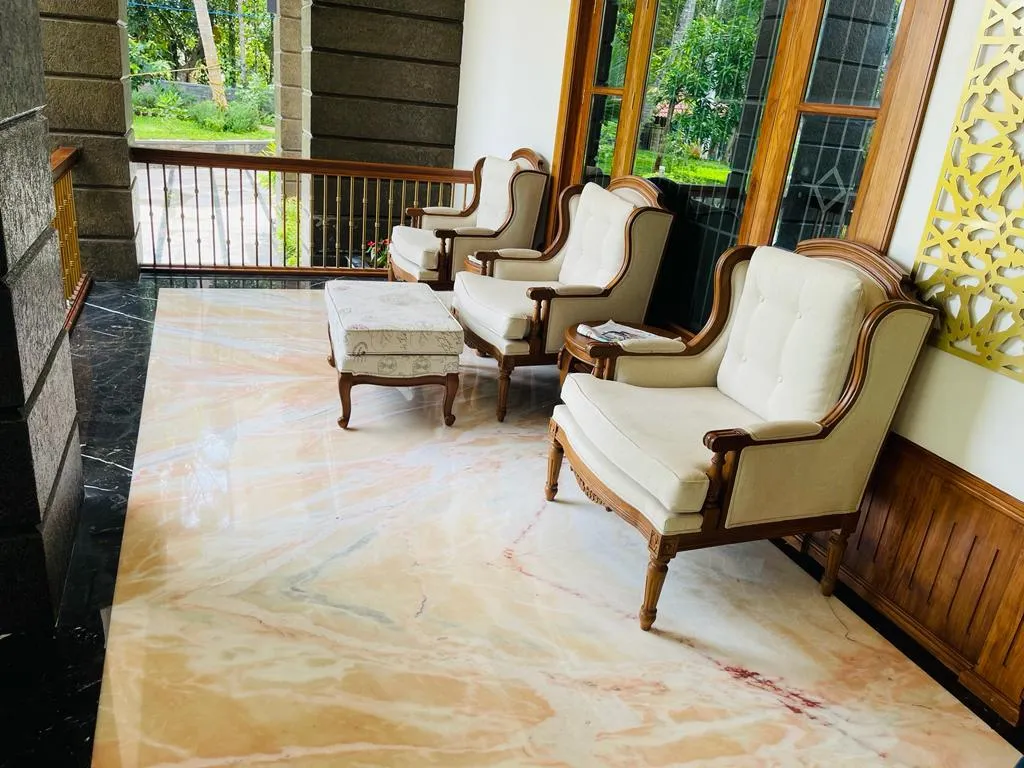 Michael Angelo marble flooring installation