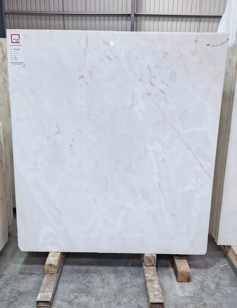 Michael Angelo marble slab close-up